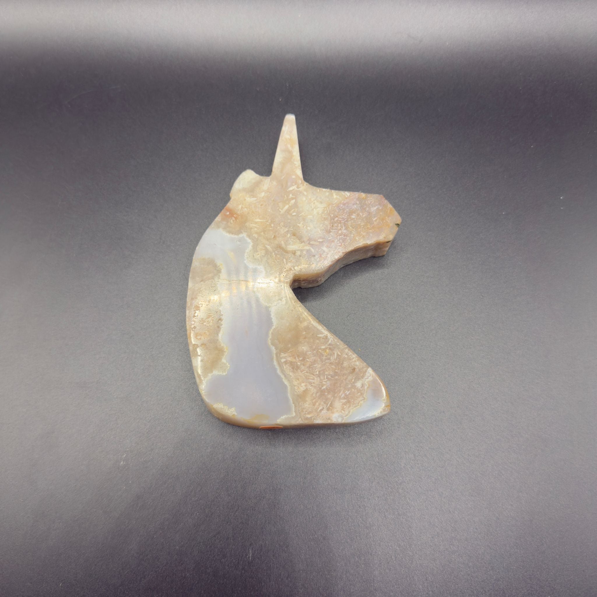 Agate Unicorn Carving | Balance & Stability | Crystals UK