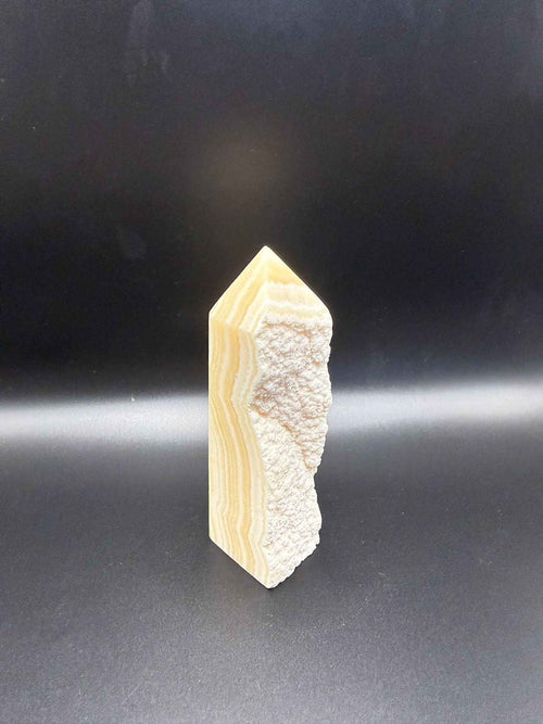 Banded Honey Calcite Tower | Focus & Positivity | Crystals UK