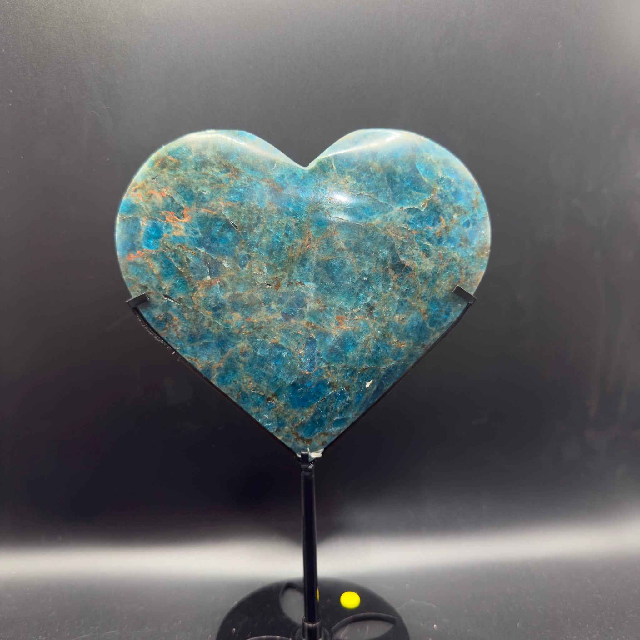 Blue Apatite Heart | Inspiration & Motivation | Crystals UK