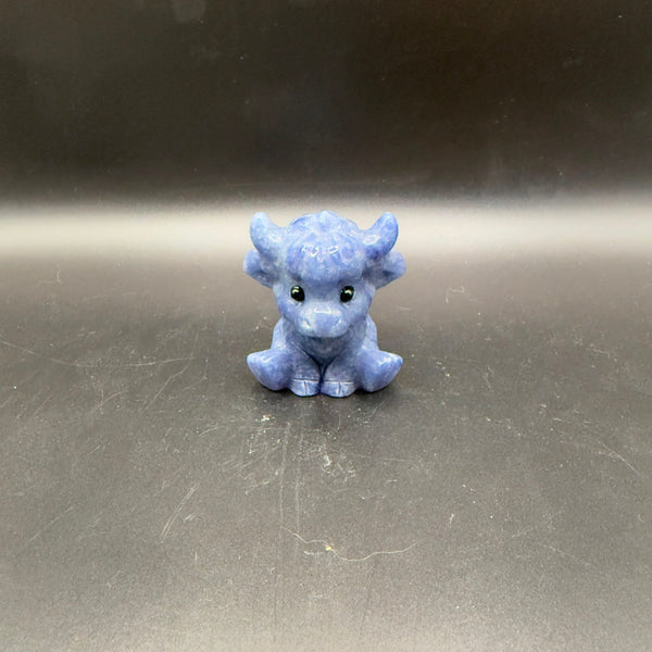Blue Aventurine Cow | Self-Discipline | Crystals UK