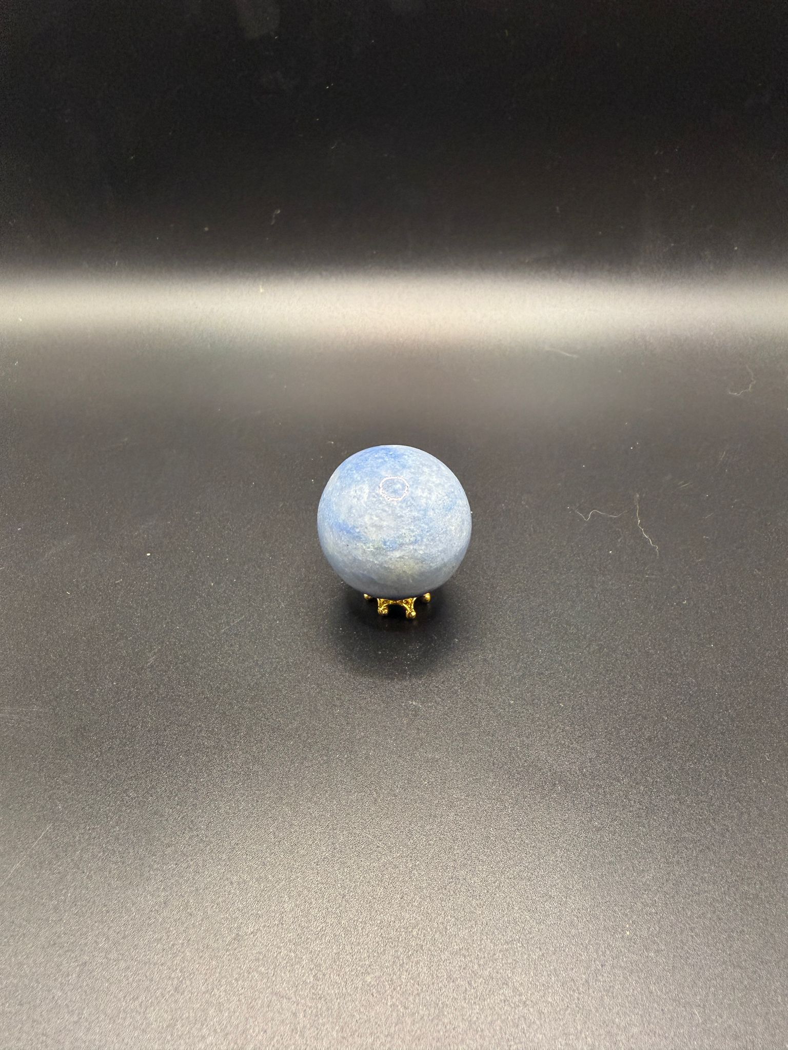 Blue Calcite Small Sphere | Soothing & Communication | Crystals UK