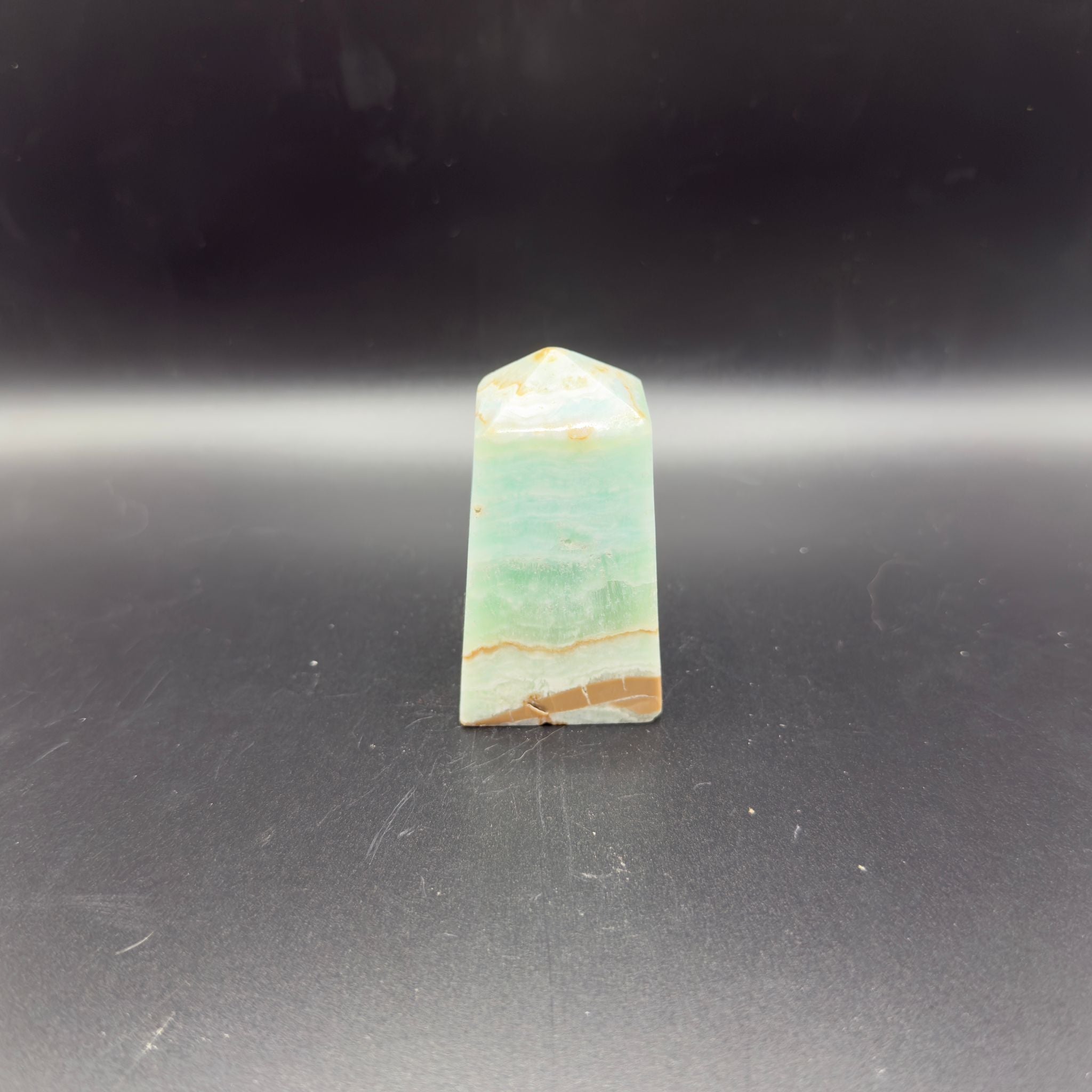 Blue Caribbean Calcite Tower (H)| Meditation | Crystals UK