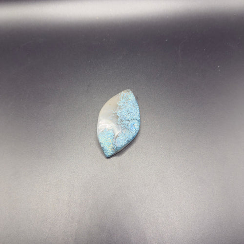 Blue Lace Agate Cabochon Leaf | Peace of Mind | Crystals UK