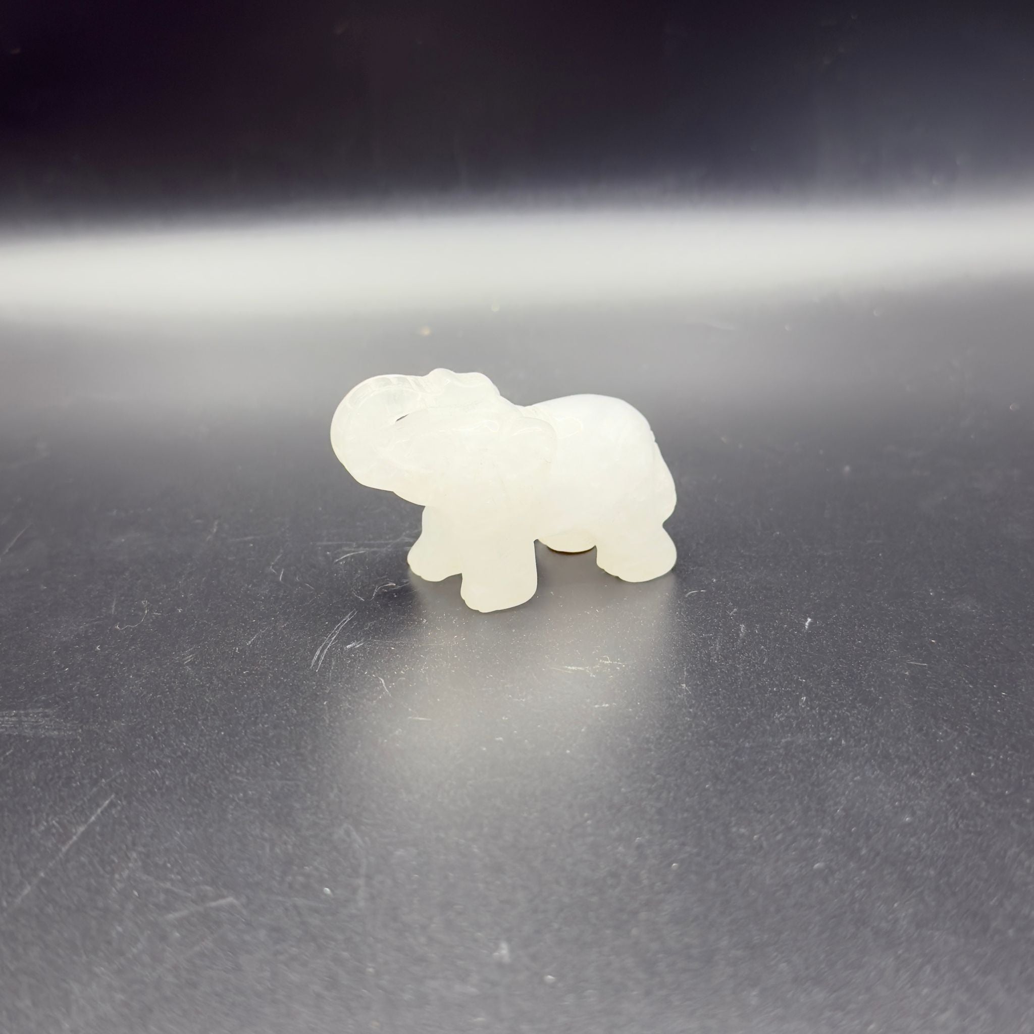 Clear Quartz Mini Elephant | Mental Clarity | Crystals UK