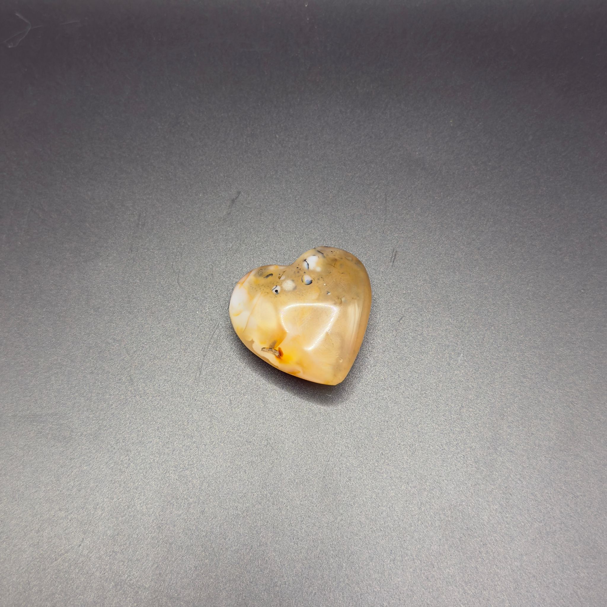 Golden Healer Quartz Heart | Spiritual Alignment | Crystals UK