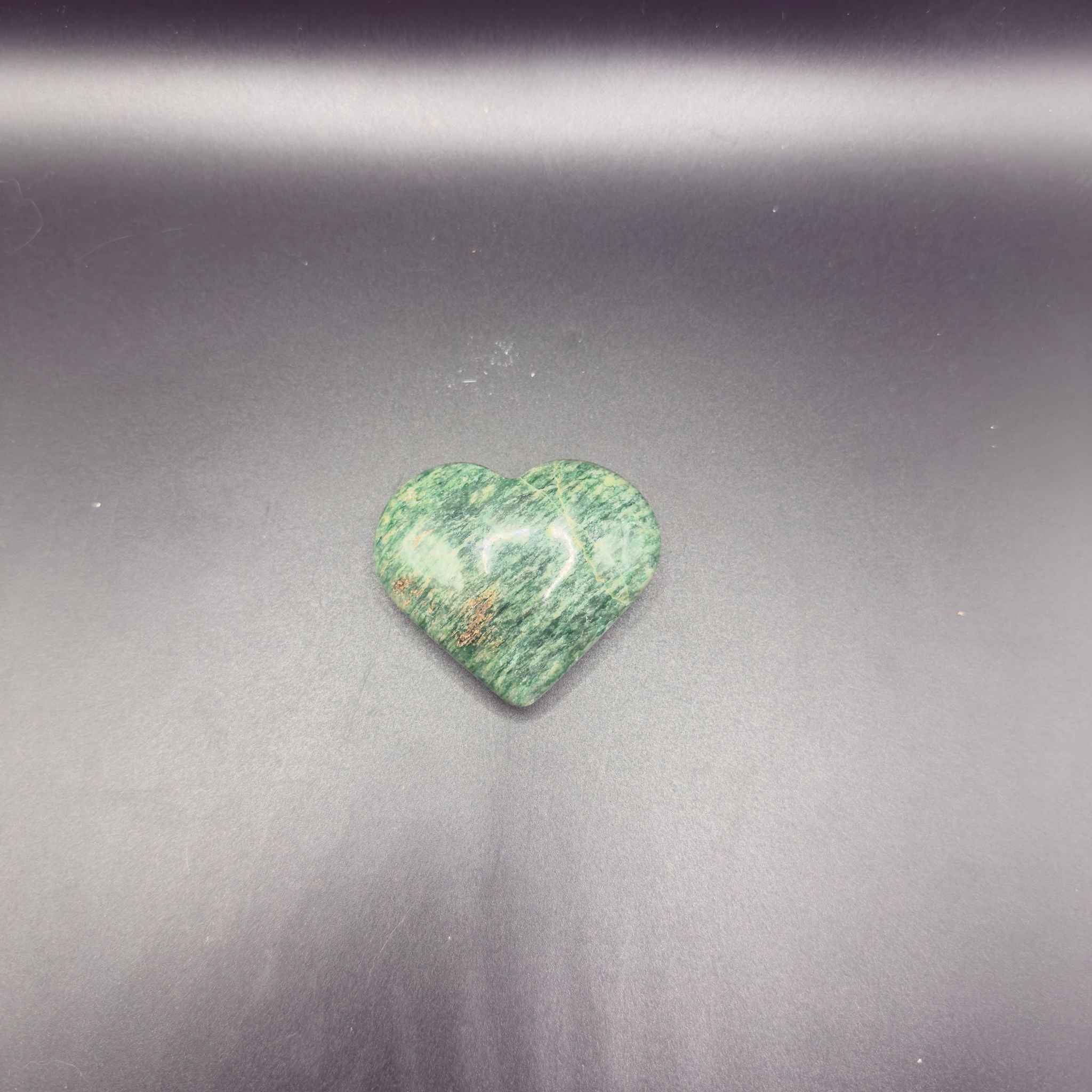 Green Aventurine Heart (B)| Abundance & Prosperity | Crystals UK