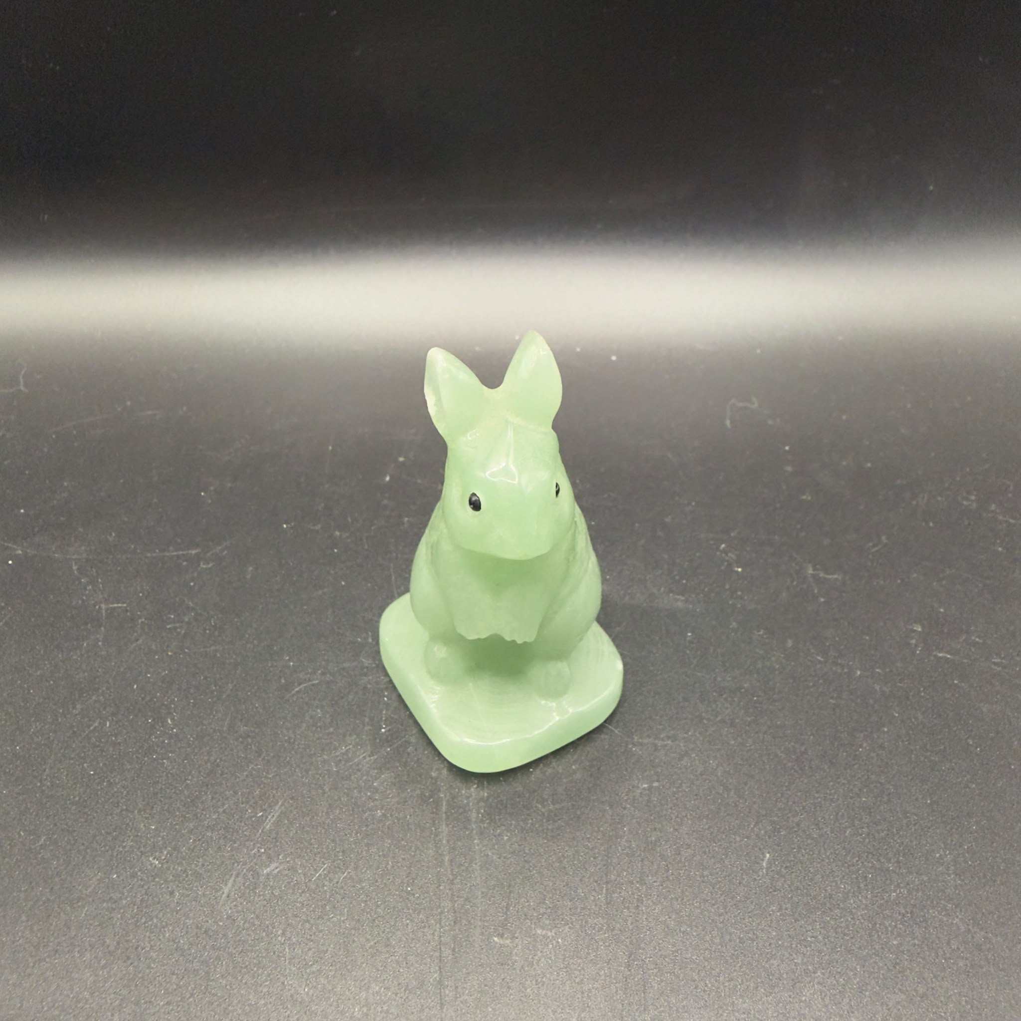 Green Aventurine Rabbit | Abundance & Prosperity | Crystals UK