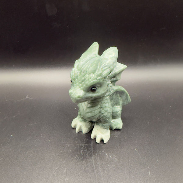Green Jade Dragon (A)| Prosperity | Crystals UK