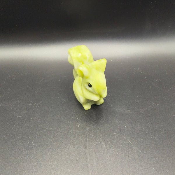 Green Jade Squirrel | Prosperity | Crystals UK