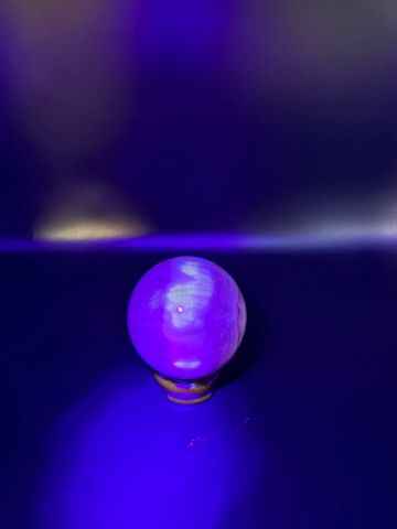 UV Reactive Rhodochrosite Quartz Sphere| Encourage Forgiveness| Crystals UK
