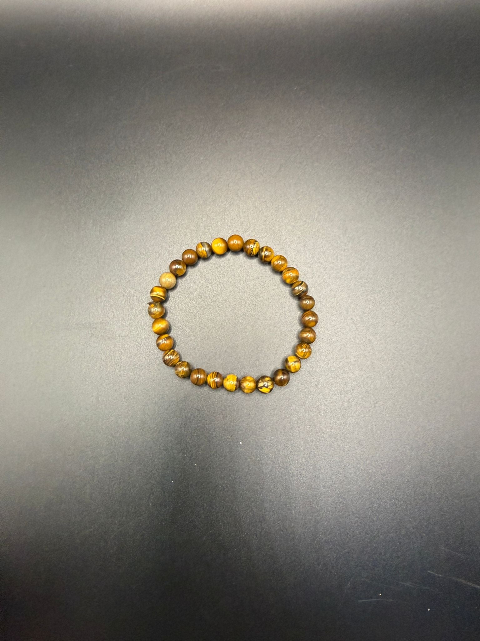 Tiger’s Eye Bead Bracelet | Confidence & Protection | Crystals UK