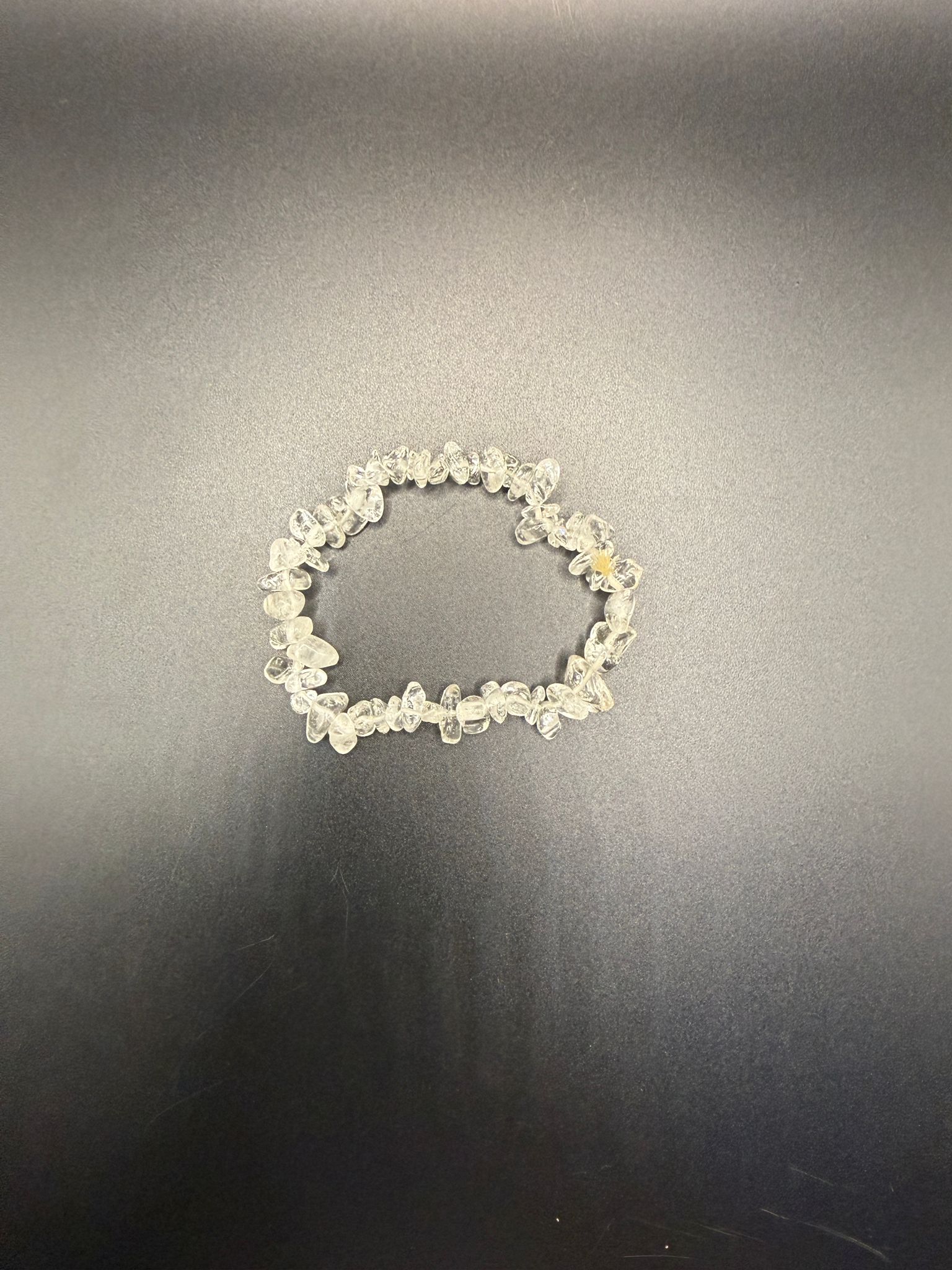 Clear Quartz Chip Bracelet | Mental Clarity | Crystal UK