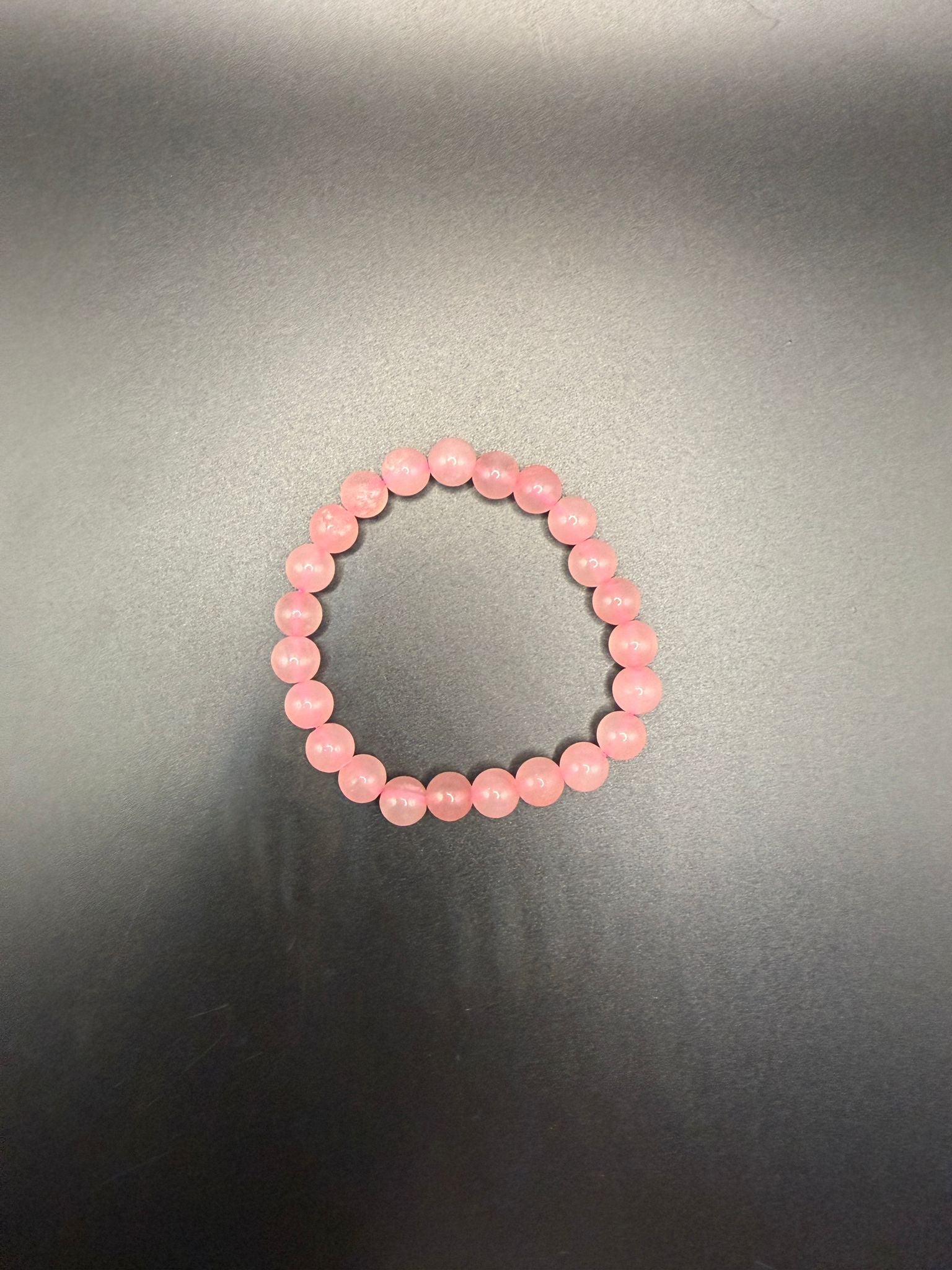 Rose Quartz Bead Bracelet | Self-Love | Crystal UK