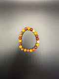 Polychrome Jasper Crystal Bead Bracelet