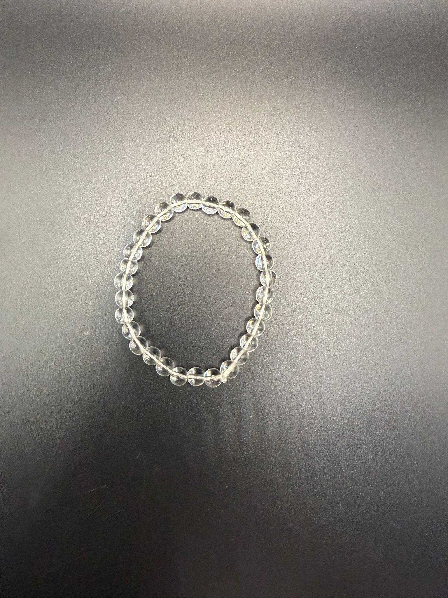 Clear Quartz Bead Bracelet | Mental Clarity | Crystal UK