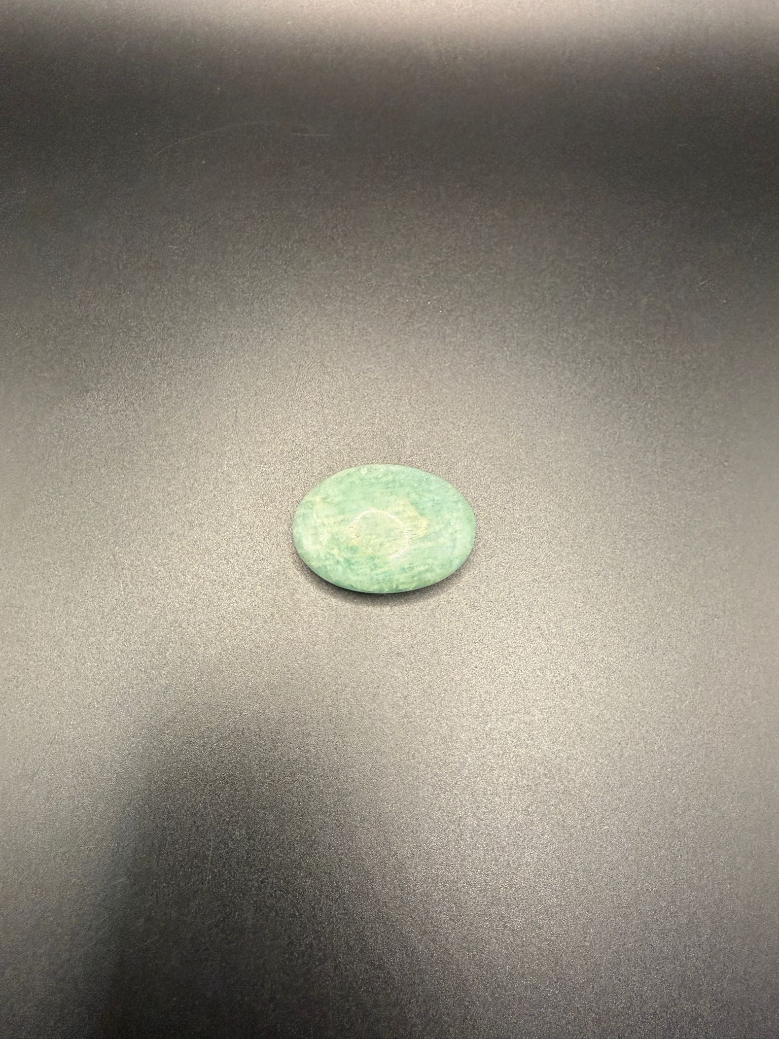 Teal Amazonite Palm Stone | Hope & Calm Communication | Crystals UK