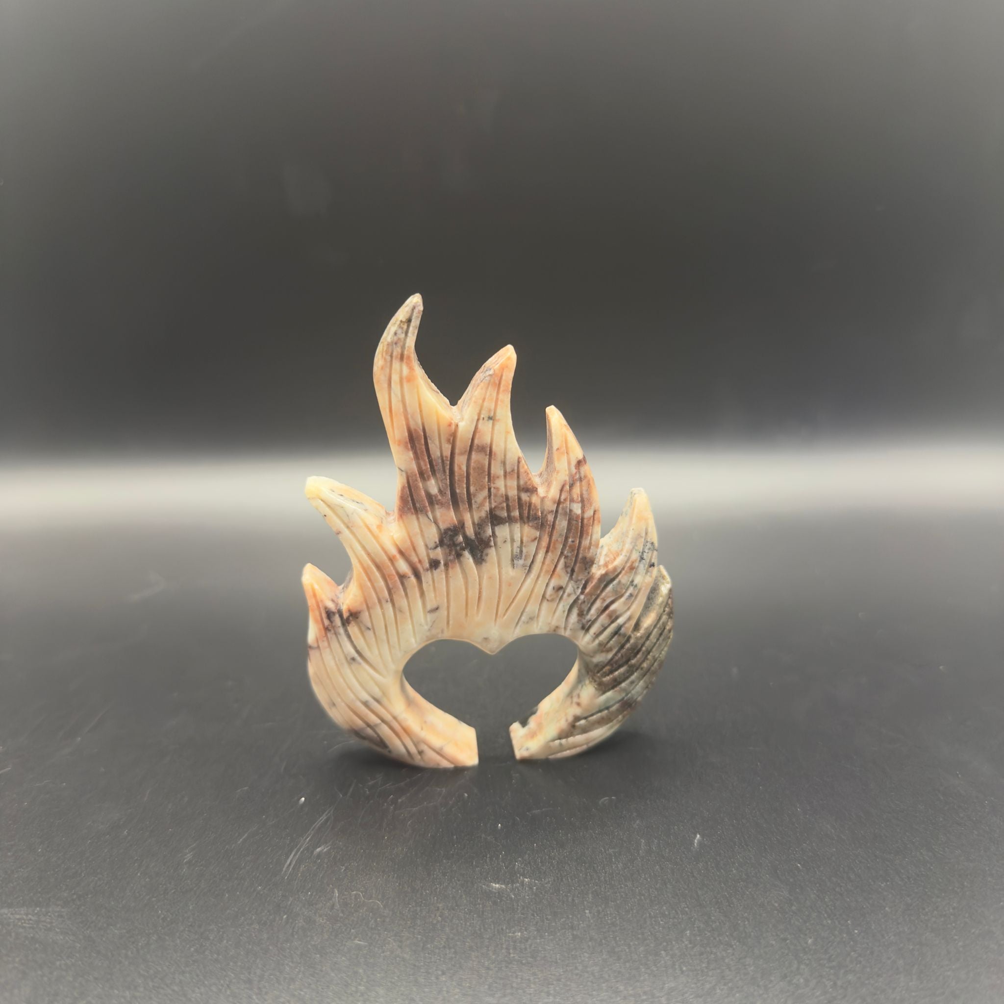 Crazy Lace Agate Heart Flame | Joy | Crystals UK