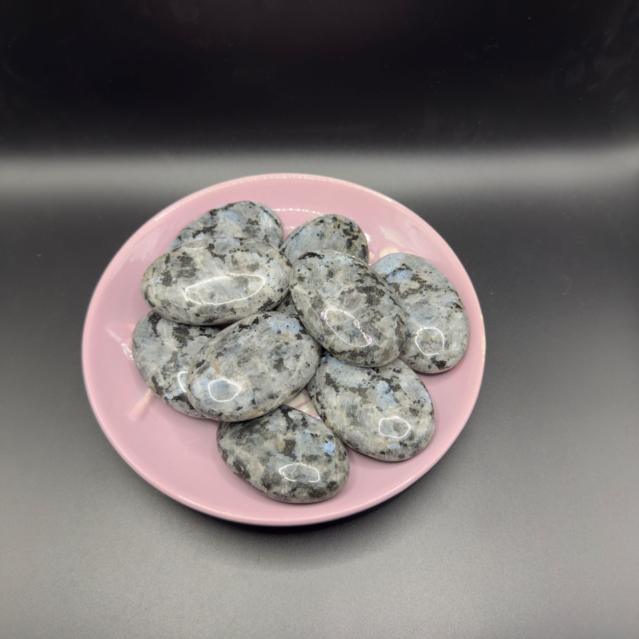 Larvikite Palm Stones | Protection & Mental Clarity | Crystals UK
