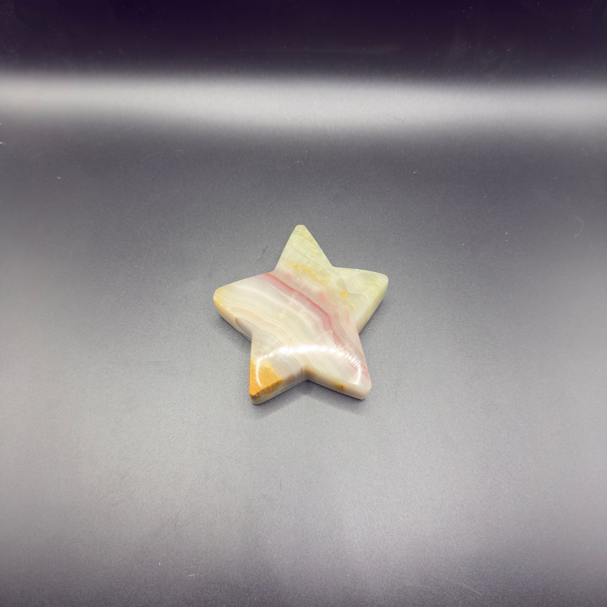 Pink Banded Onyx Star |Gentleness | Crystals UK
