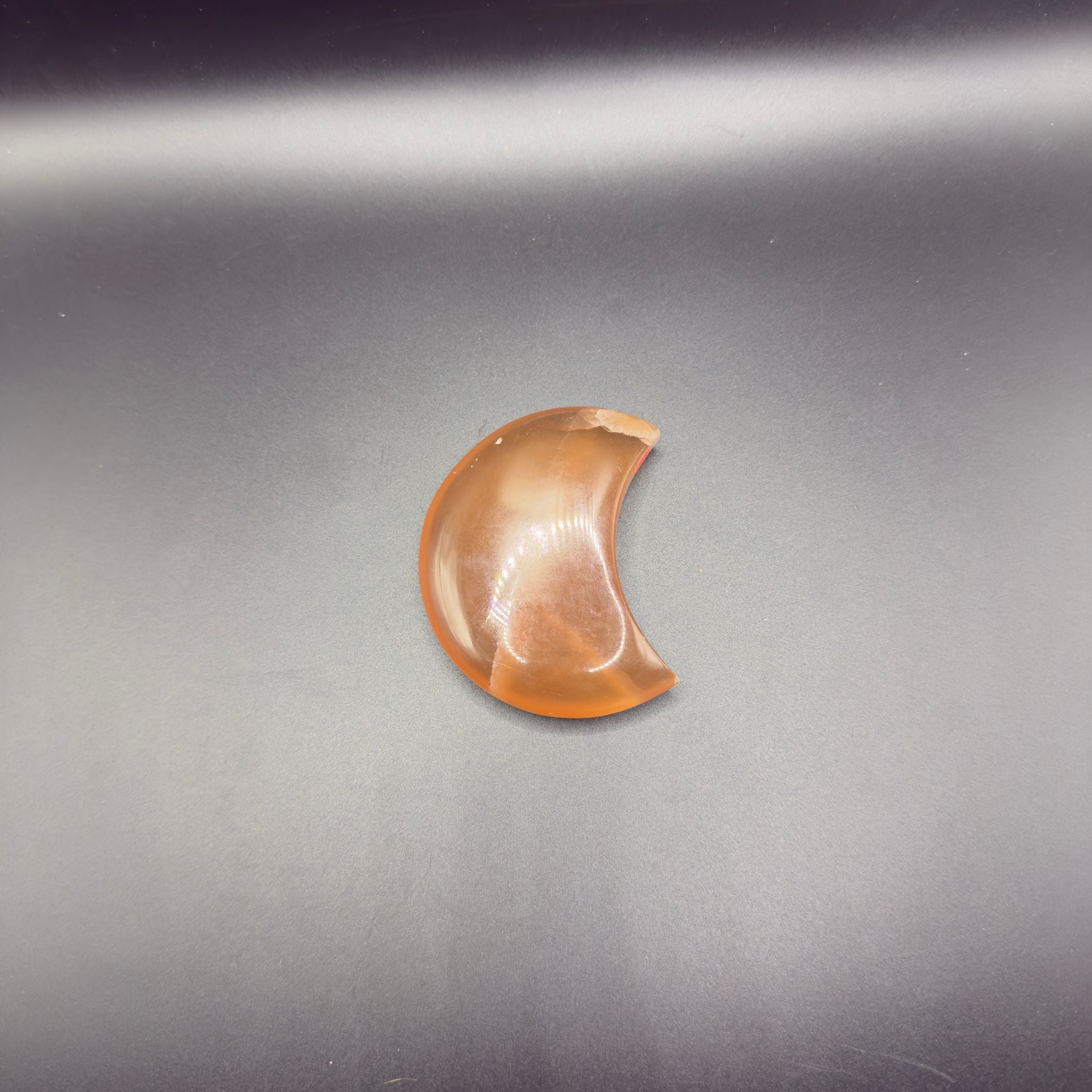Orange Calcite Moon (B)| Creativity | Crystals UK
