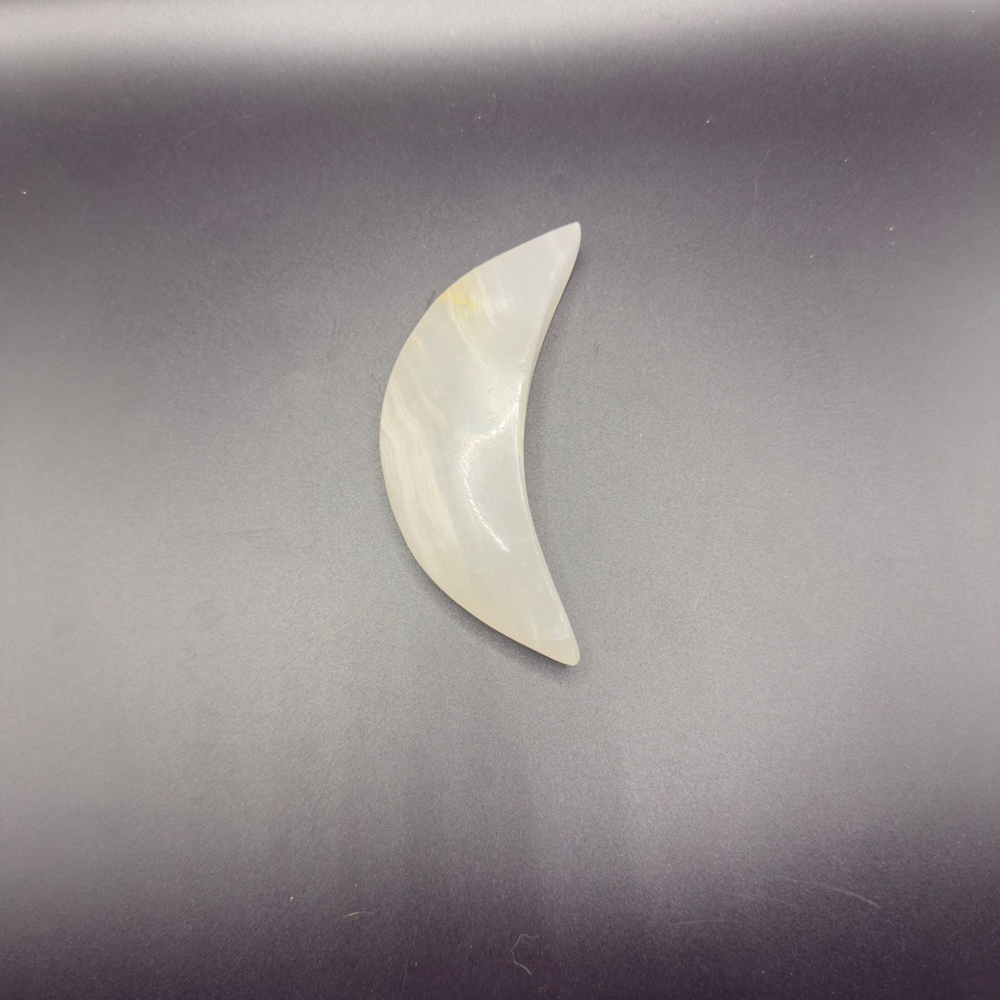 White Onyx Moon | Patience & Focus | Crystals UK