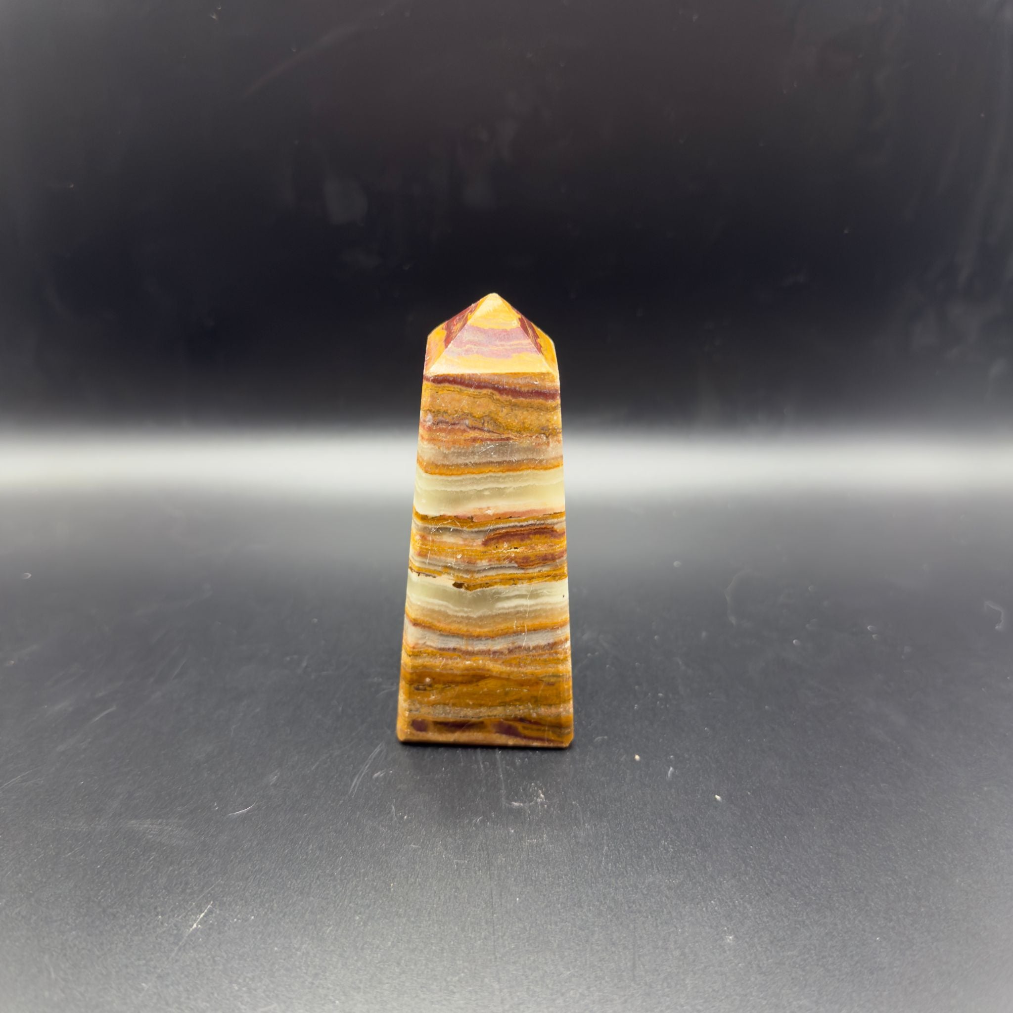 Natural Onyx Tower | Grounding & Resilience | Crystals UK