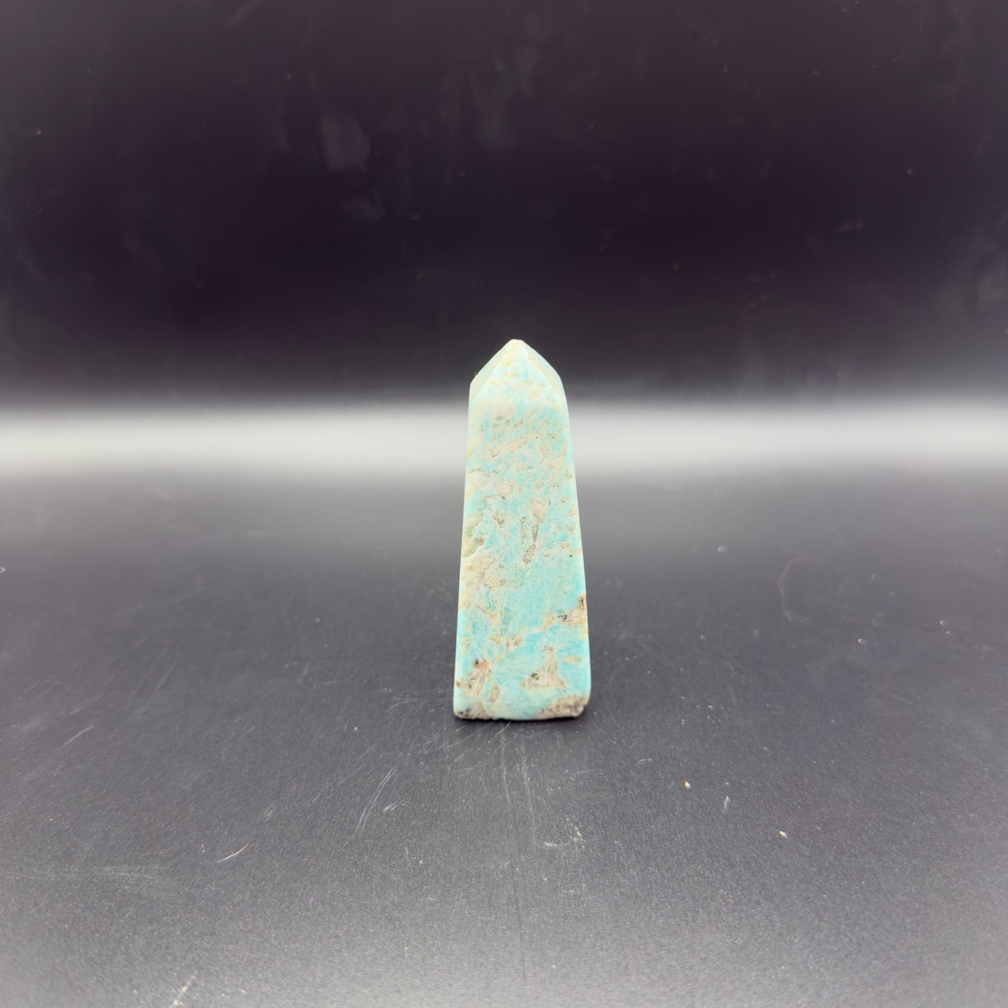 Blue Aragonite Tower (A)| Emotional Healing & Communication | Crystals UK