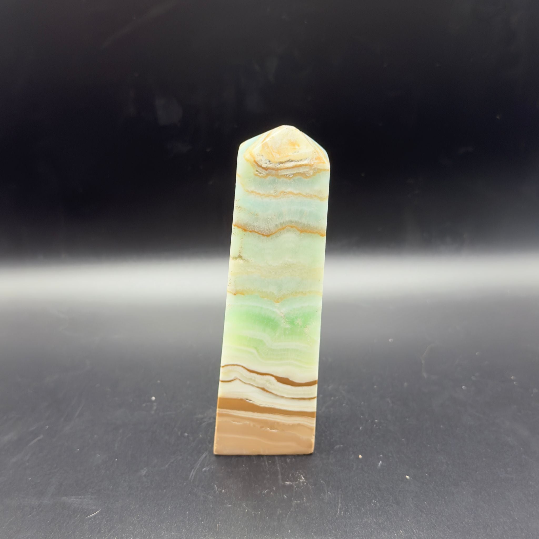 Blue Caribbean Calcite Tower (A)| Meditation | Crystals UK