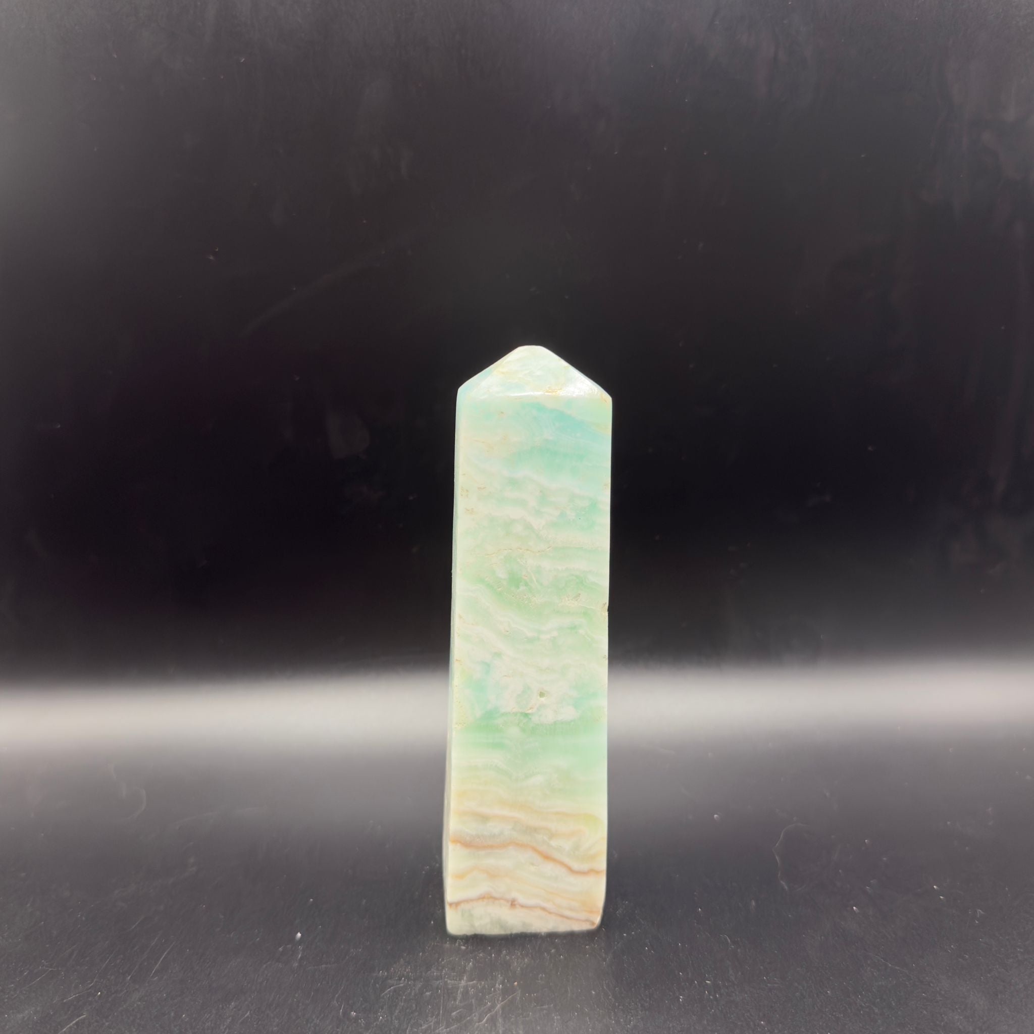 Blue Caribbean Calcite Tower (C)| Meditation | Crystals UK