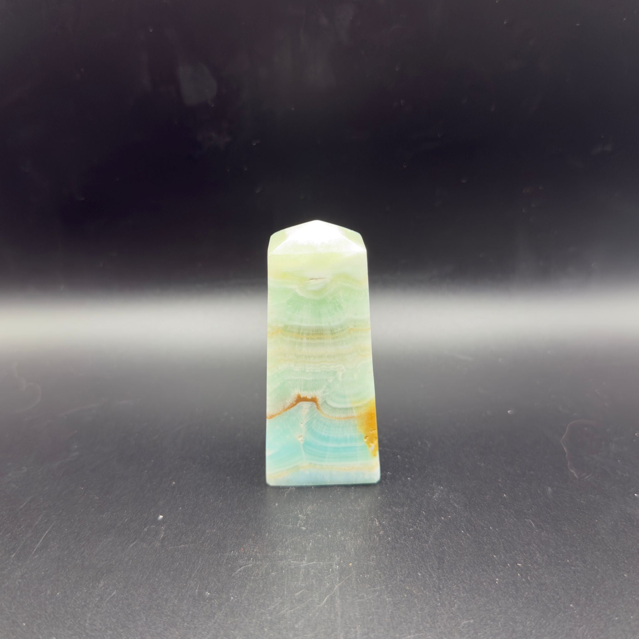 Blue Caribbean Calcite Tower (D)| Meditation | Crystals UK