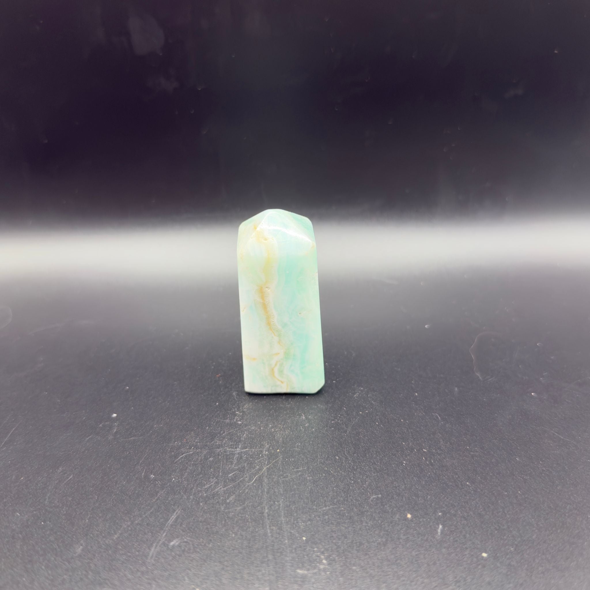 Blue Caribbean Calcite Tower (F)| Meditation | Crystals UK