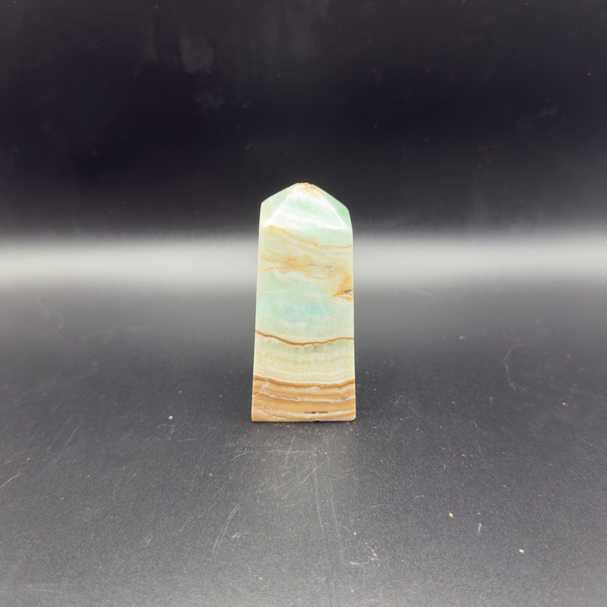 Blue Caribbean Calcite Tower (G)| Meditation | Crystals UK