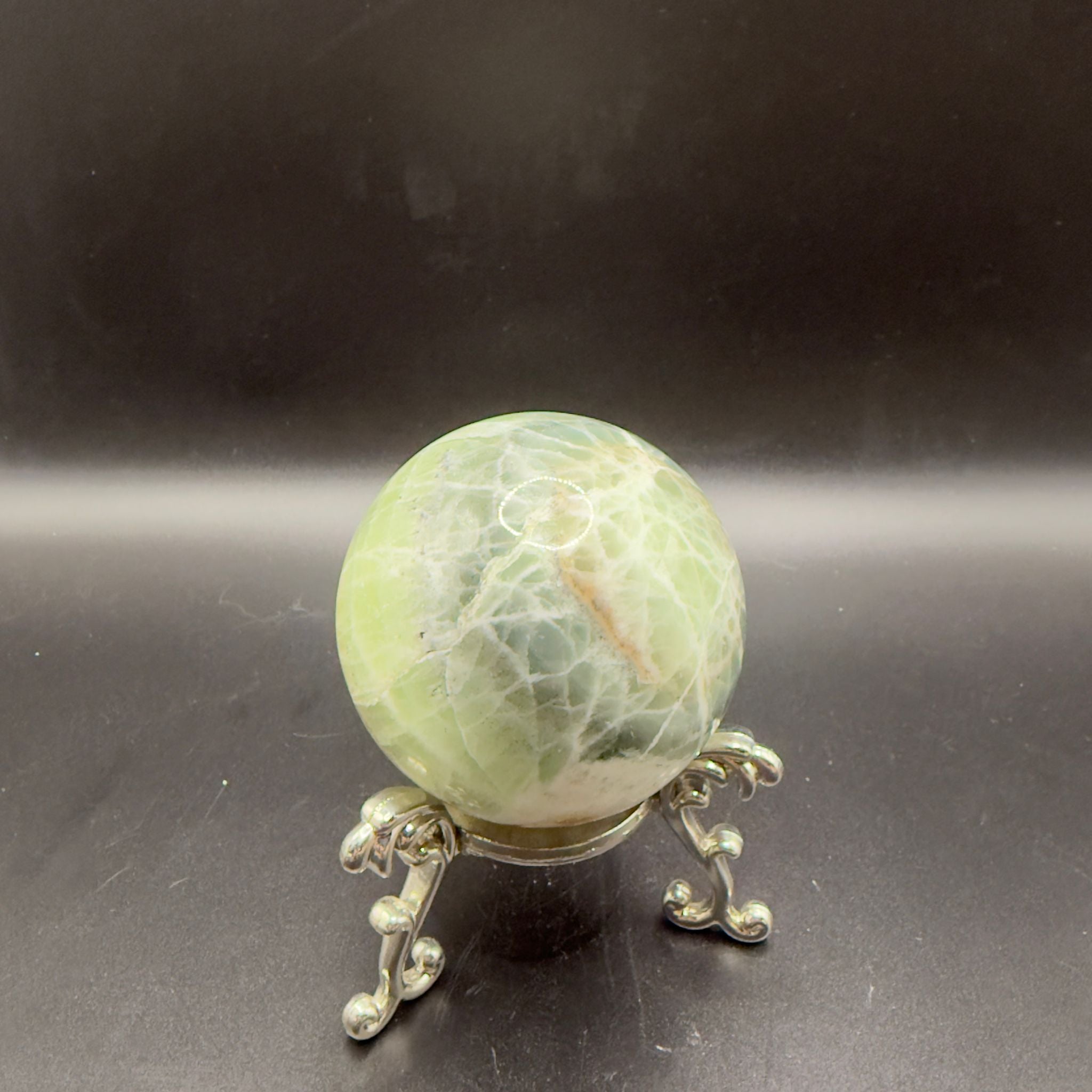 Kiwi Calcite Sphere (D)| Emotional Cleansing | Crystals UK