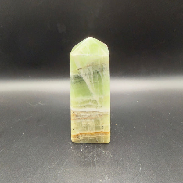 Kiwi Calcite Tower (A)| Emotional Cleansing | Crystals UK