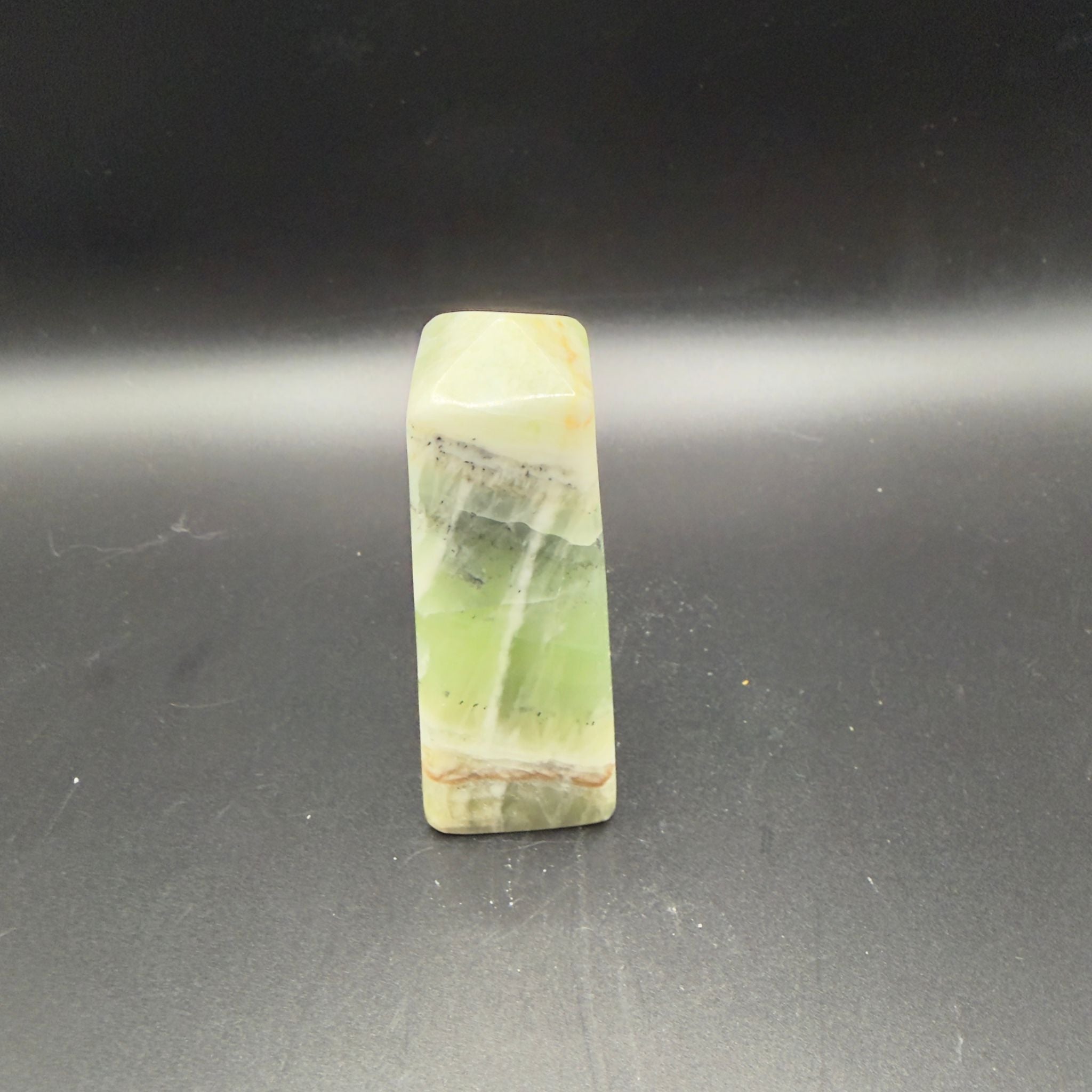 Kiwi Calcite Tower (C)| Emotional Cleansing | Crystals UK
