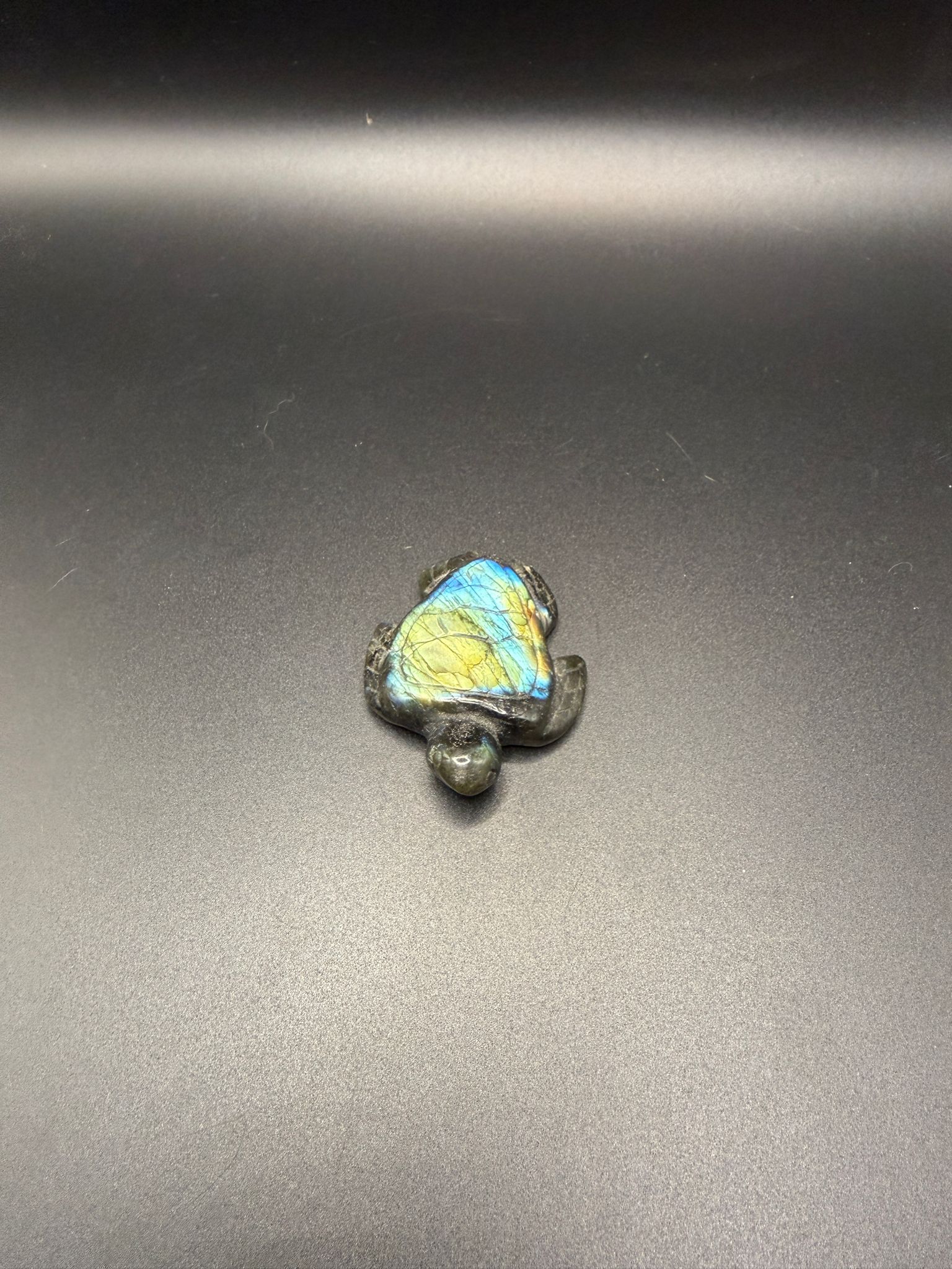 Labradorite Mini Turtle | Protection & Magic | Crystals UK