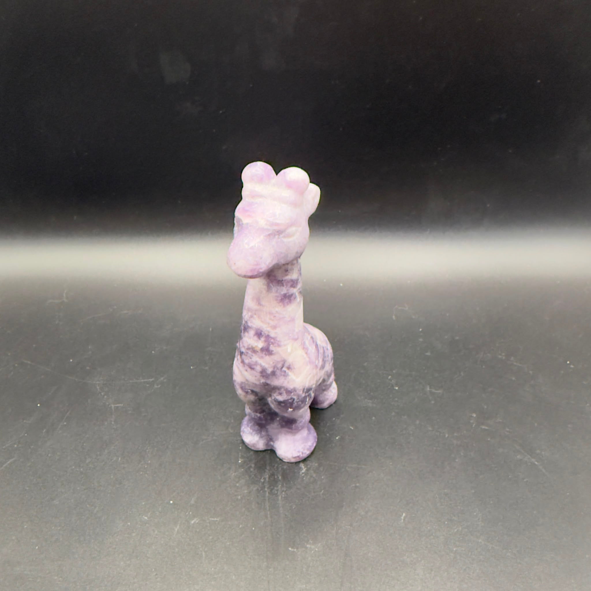 Lepidolite Giraffe | Anxiety & Stress Relief | Crystals UK 