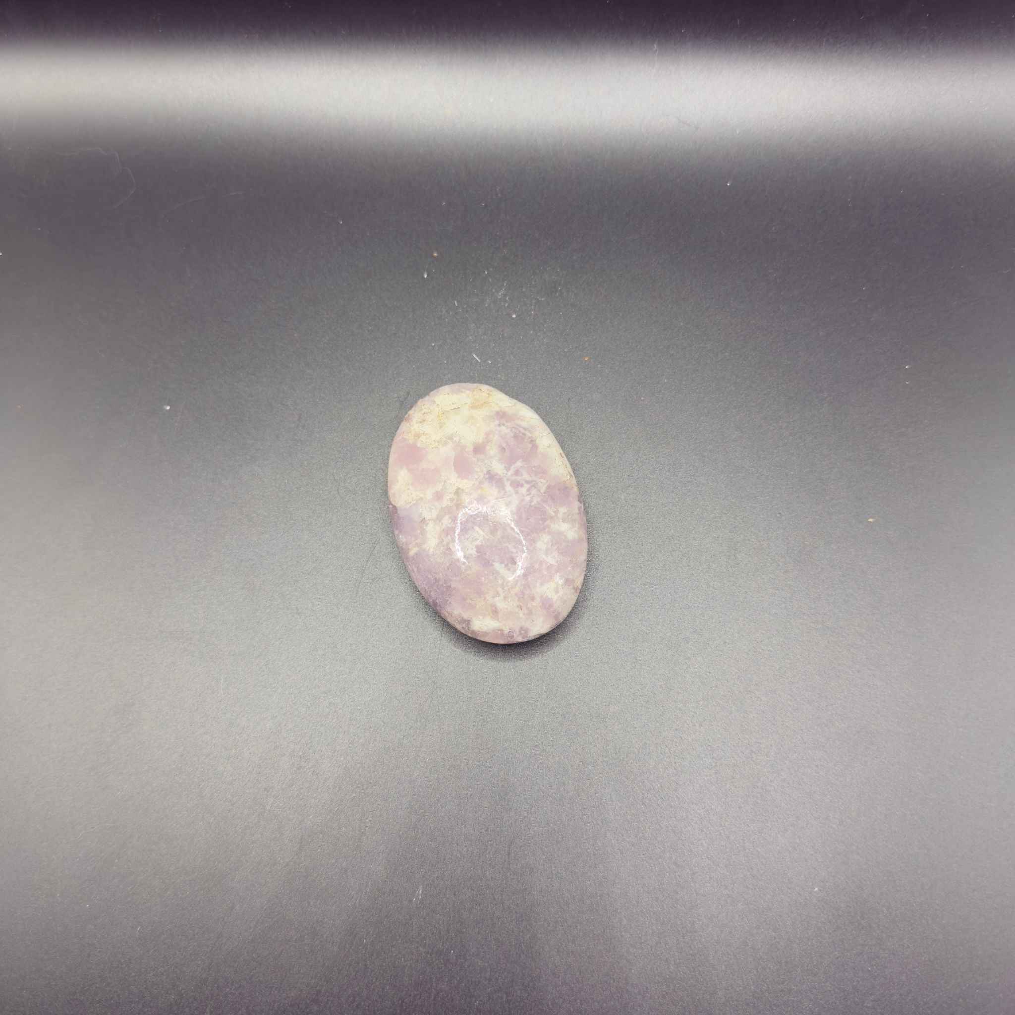 Lepidolite Palm Stone (A)| Anxiety & Stress Relief | Crystals UK