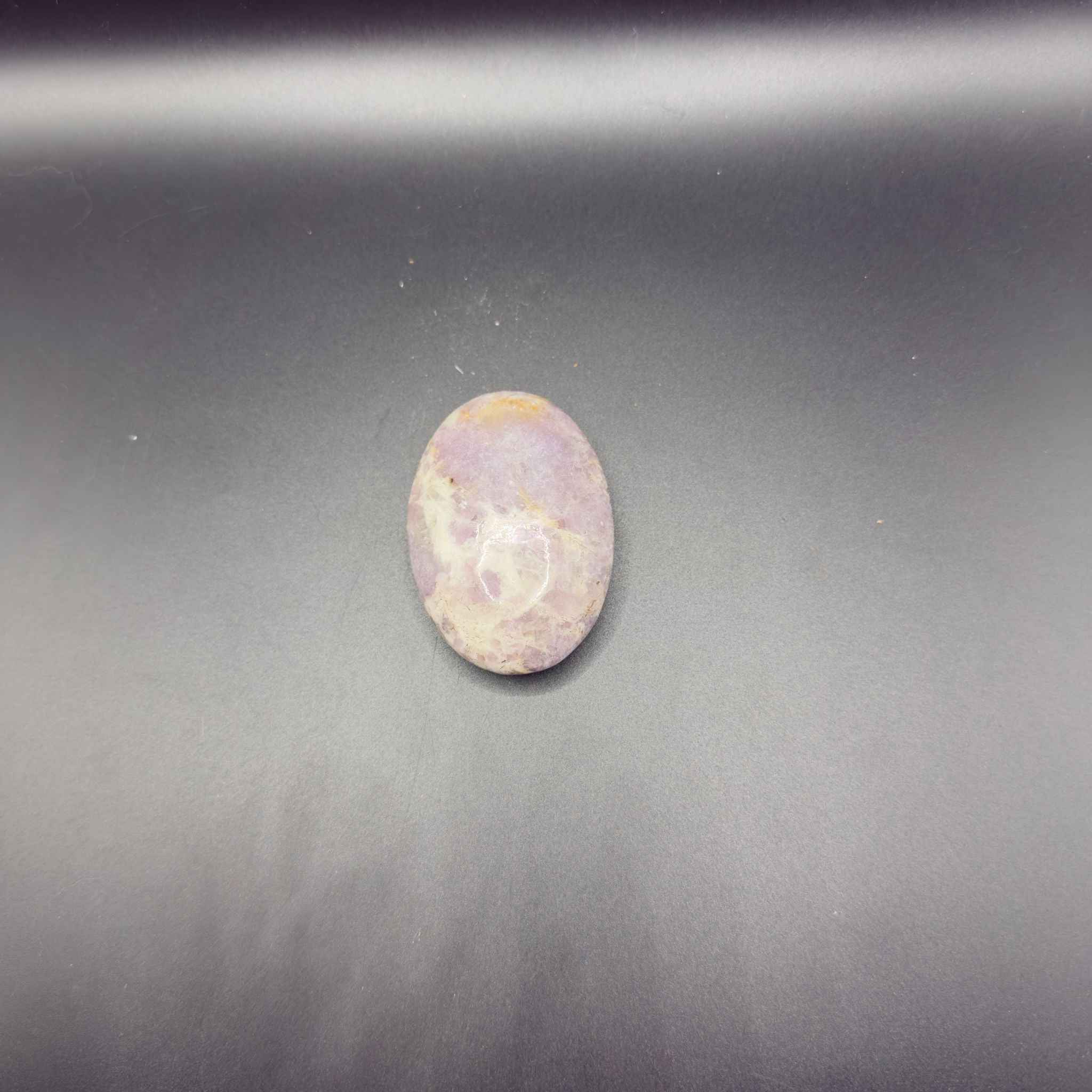 Lepidolite Palm Stone (B)| Anxiety & Stress Relief | Crystals UK