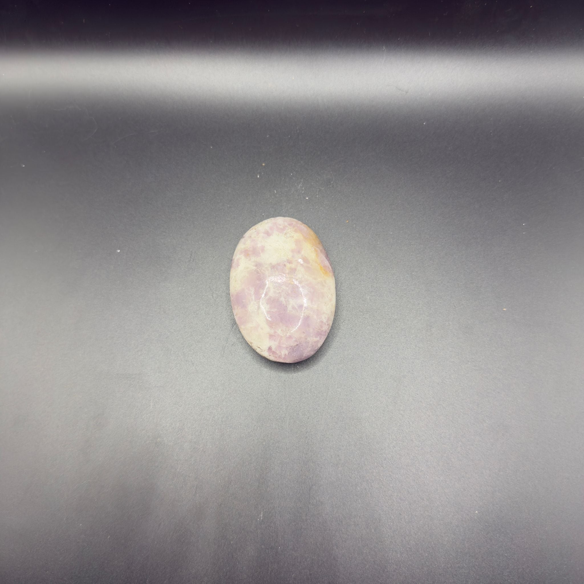 Lepidolite Palm Stone (C)| Anxiety & Stress Relief | Crystals UK