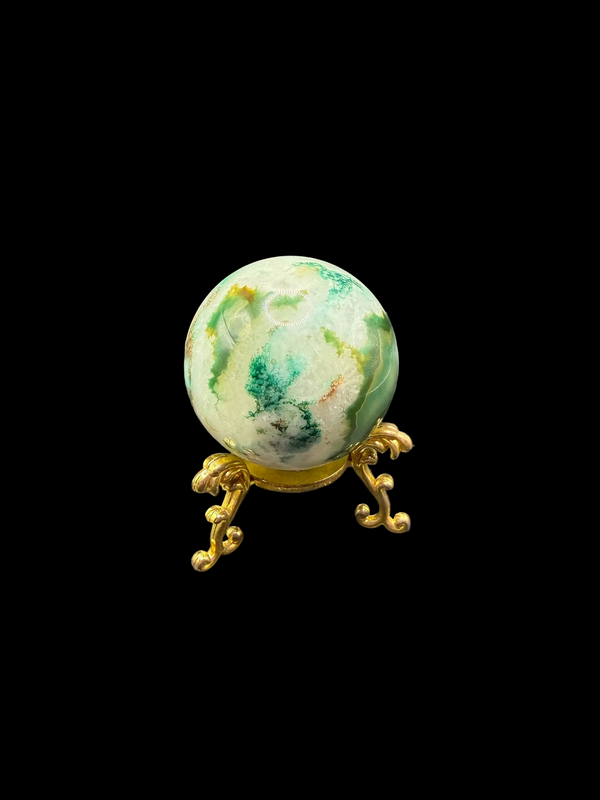 Moss Agate Sphere | Growth | Crystal UK