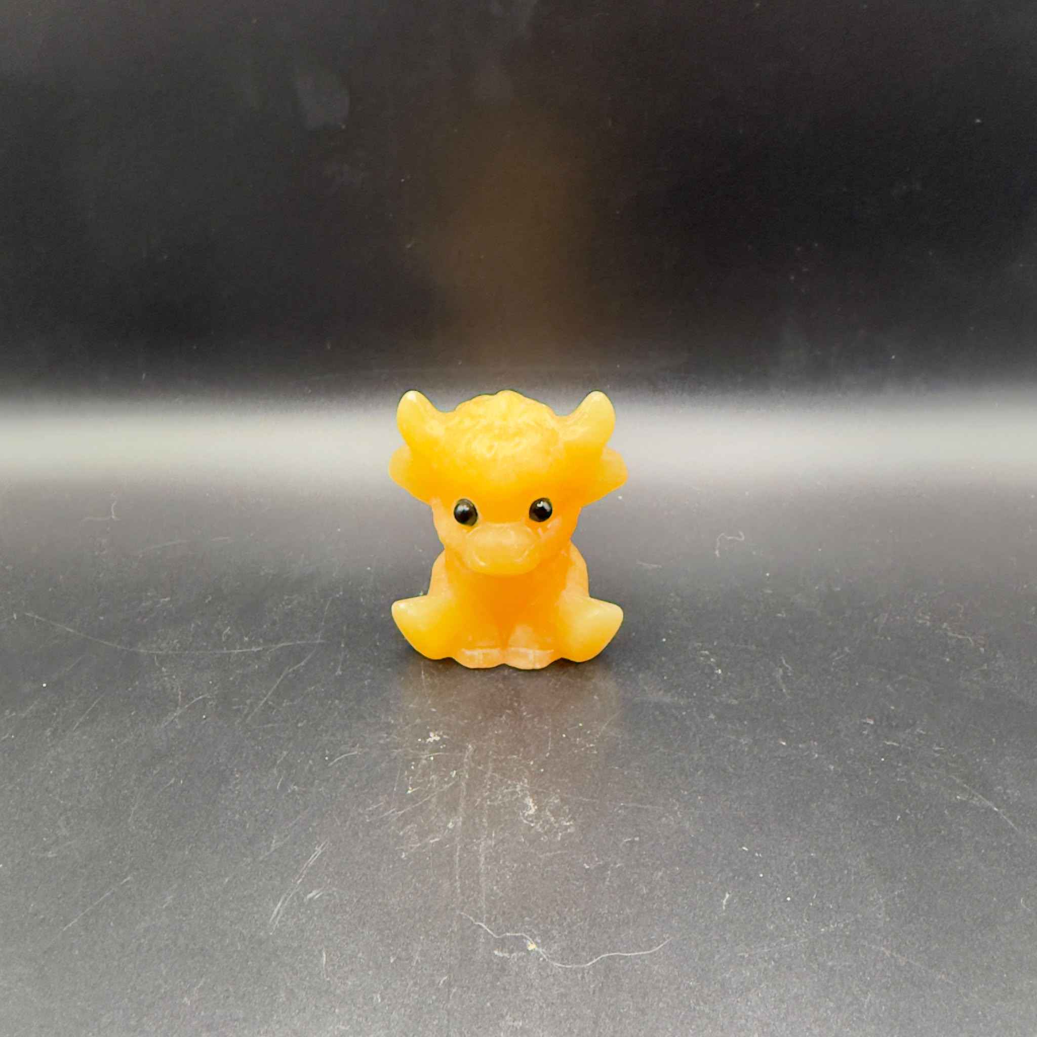 Orange Calcite Cow | Creativity | Crystals UK