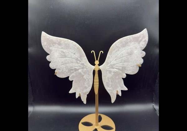 Pink Amethyst Butterfly Wings | Emotional Healing | Crystals UK