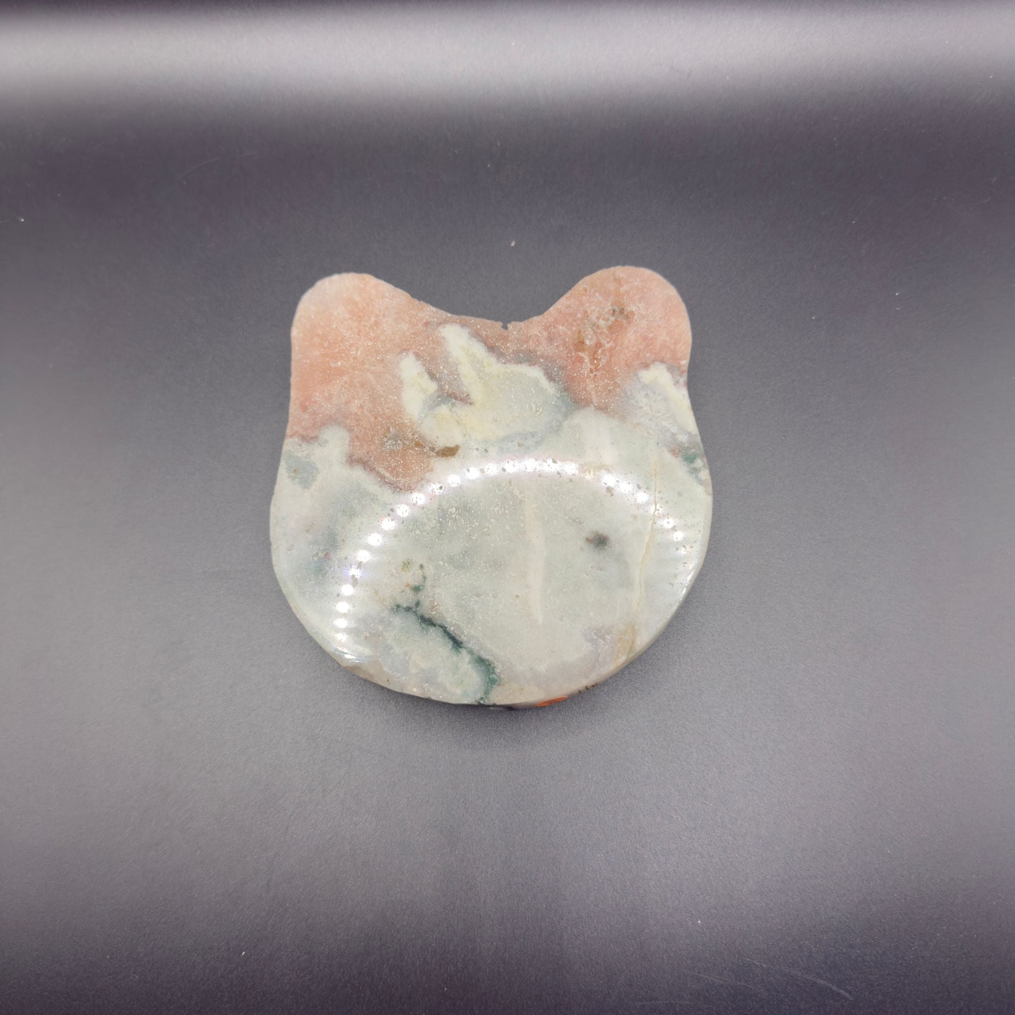 Pink Amethyst Hello Kitty Carving | Emotional Healing | Crystals UK