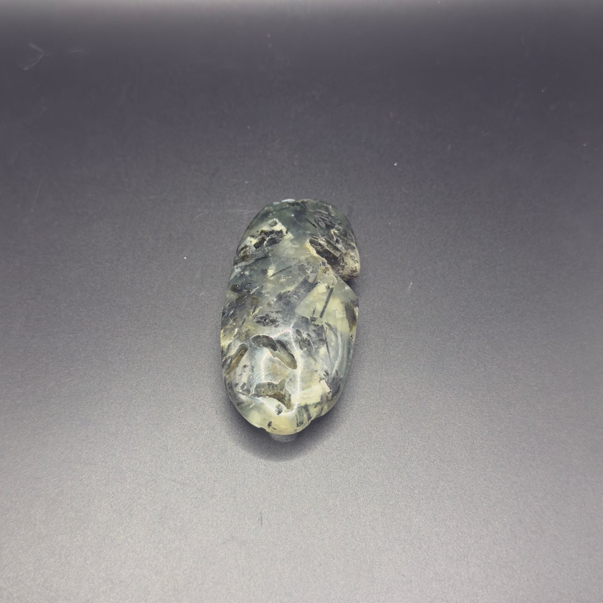 Prehnite Palm Stone | Calming Energy | Crystals UK