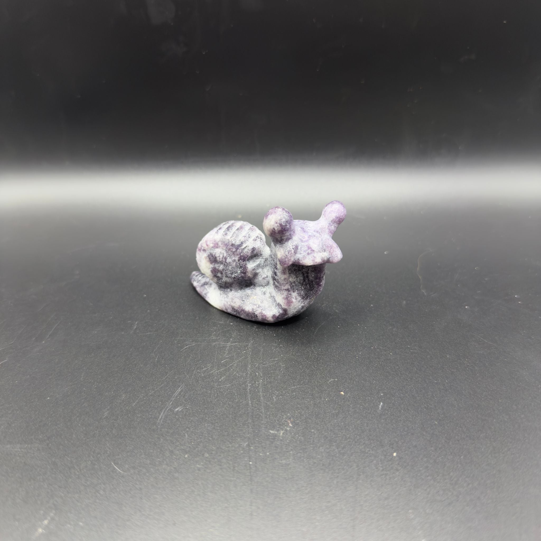 Purple Lepidolite Snail | Anxiety Relief | Crystals UK