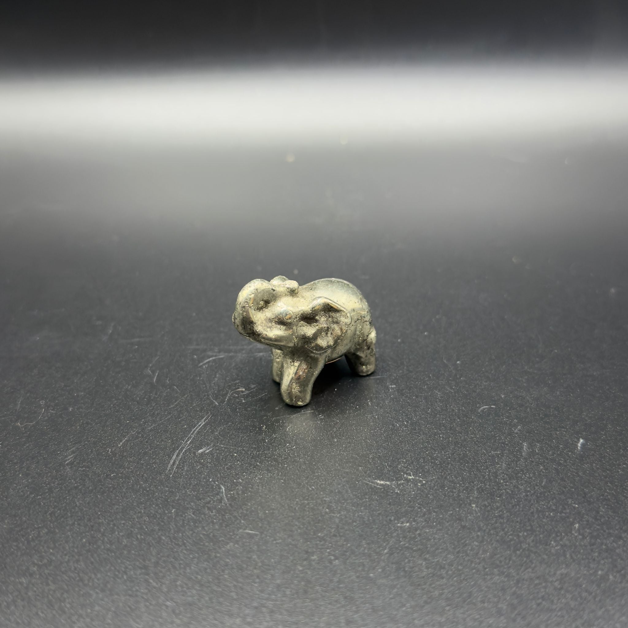 Pyrite Mini Elephant | Wealth | Crystals UK