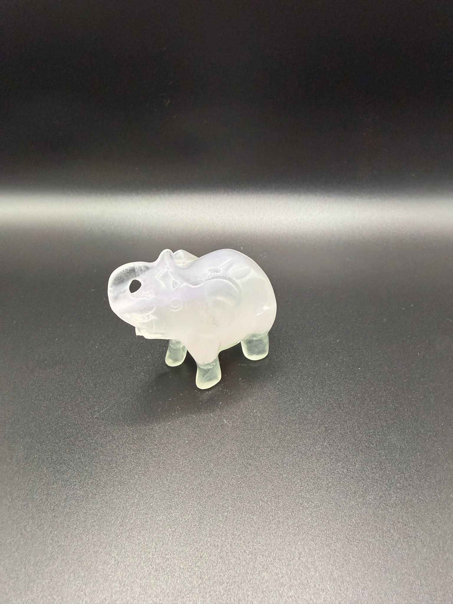 Rainbow Fluorite Elephant Carving| Mental Clarity & Focus | Crystals UK