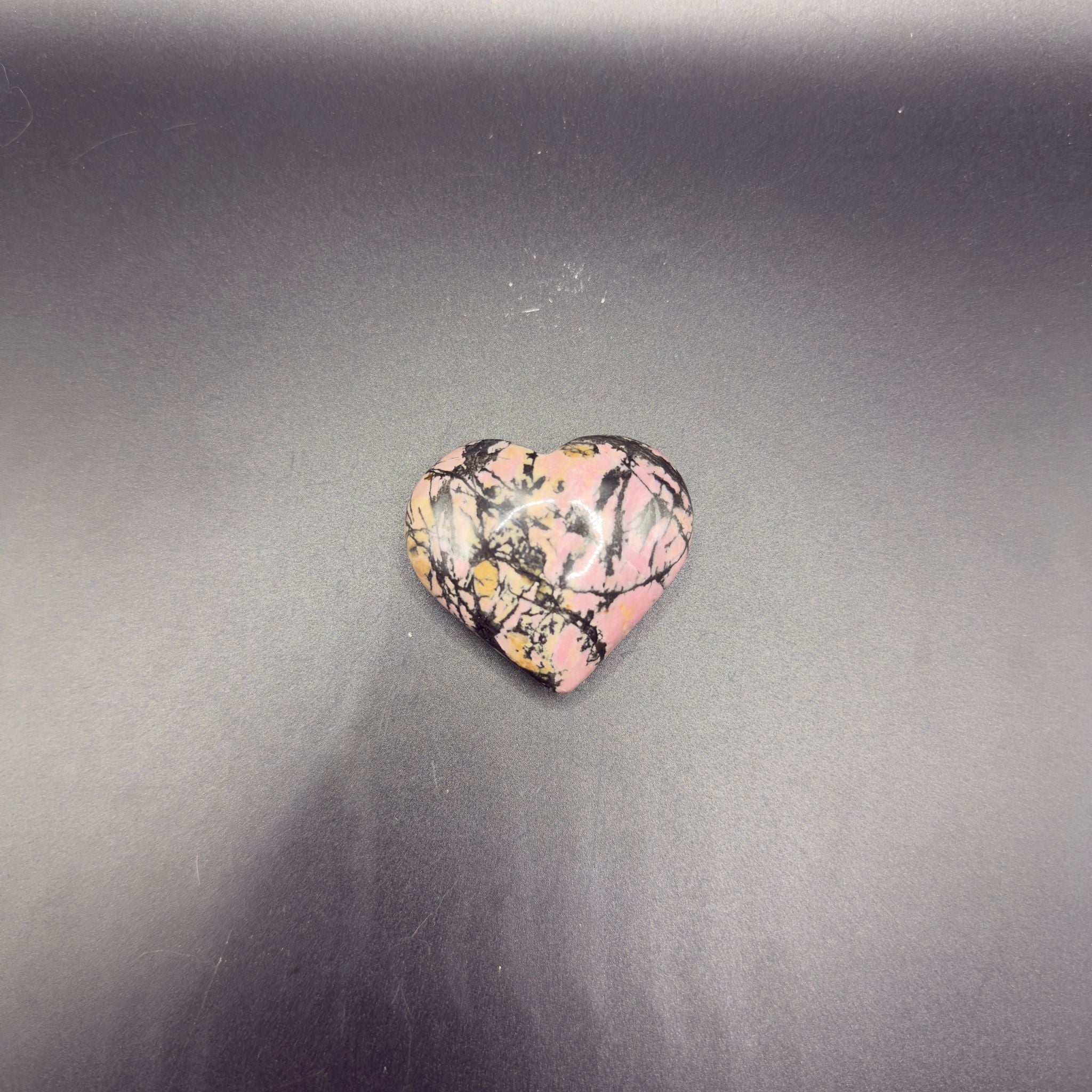 Rhodonite Heart(A)| Emotional Healing & Self-Love | Crystals UK