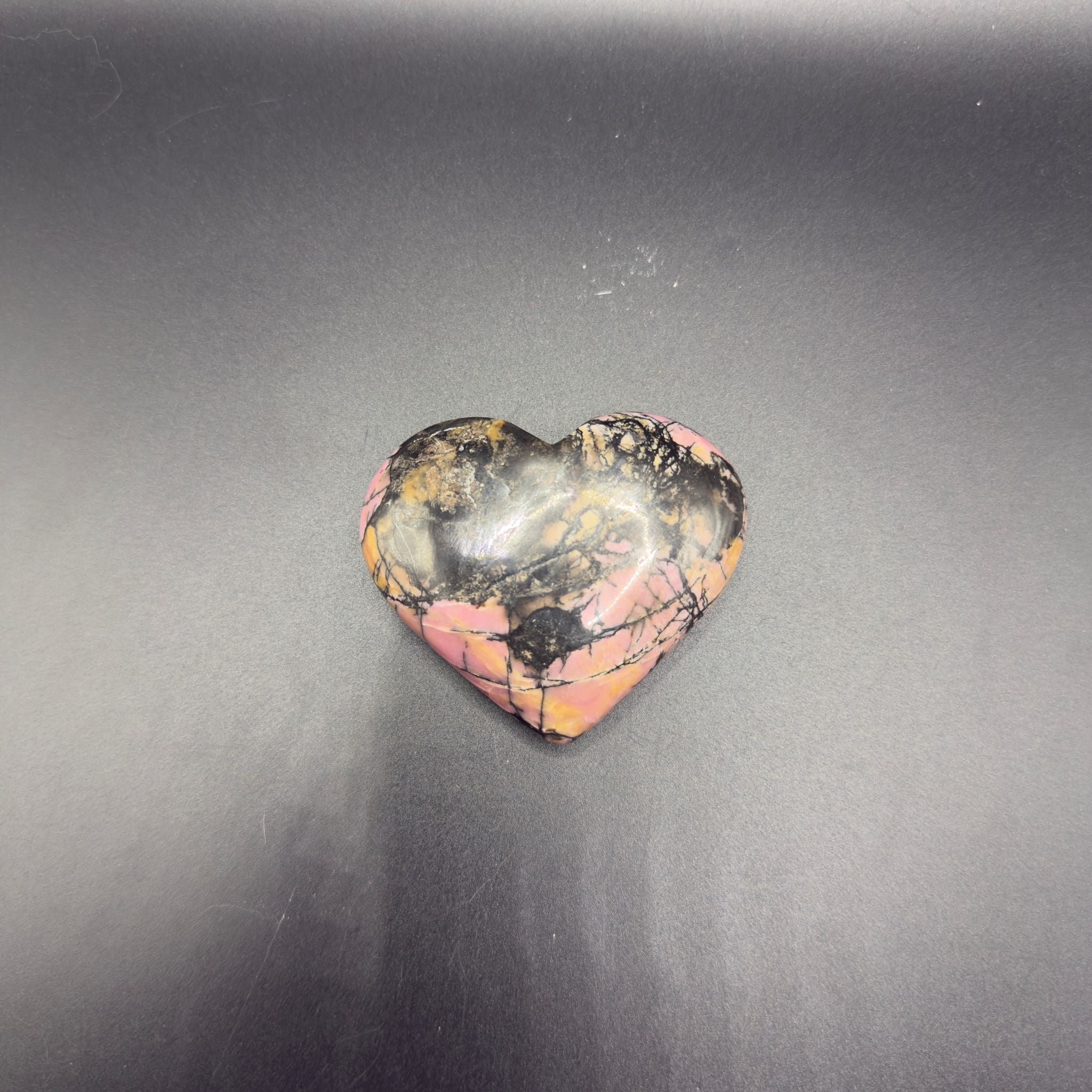 Rhodonite Heart(B)| Emotional Healing & Self-Love | Crystals UK